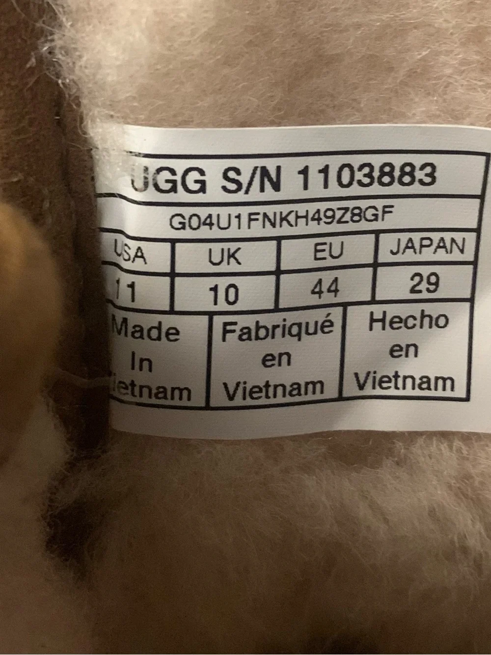 UGG Fleece Lined Leather Boots
